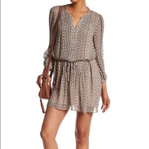 Joie Xyla Drop Waist Silk Dress - MEDIUM